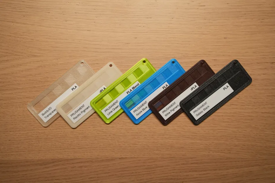 Swatch Filament Đơn Giản (Băng Nhãn Máy In Label 12mm) - Image 1