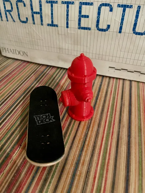 Hydrant (Trụ cứu hỏa) cho Fingerboard – Street Obstacle - Image 1