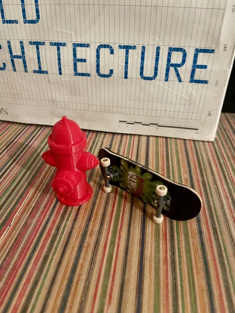 Hydrant (Trụ cứu hỏa) cho Fingerboard – Street Obstacle - Image 4