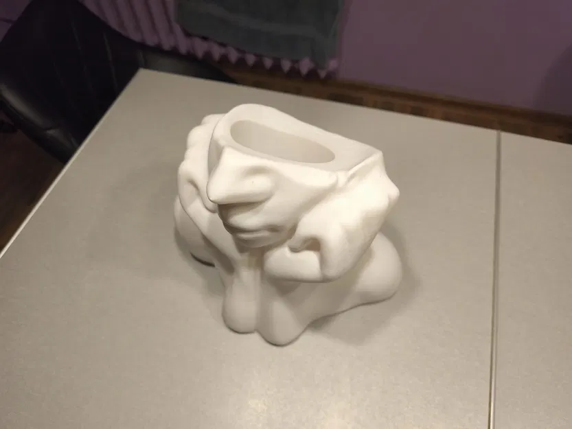 Bình hoa (Vase) organic hiện đại – mẫu 3D printable - Image 2