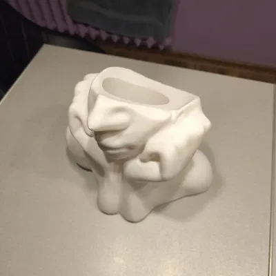 Bình hoa (Vase) organic hiện đại – mẫu 3D printable