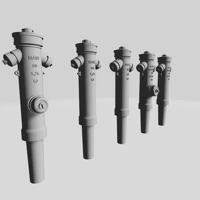 M 1:100 Hydrant nổi DDR theo TGL 11238/01 (1970)