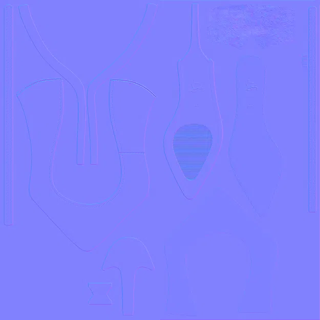 Giày cao gót Scarpin Louboutin 12 cm (STL 3D Model) - Image 4