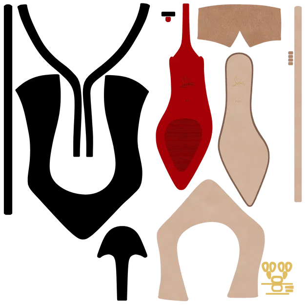 Giày cao gót Scarpin Louboutin 12 cm (STL 3D Model) - Image 5