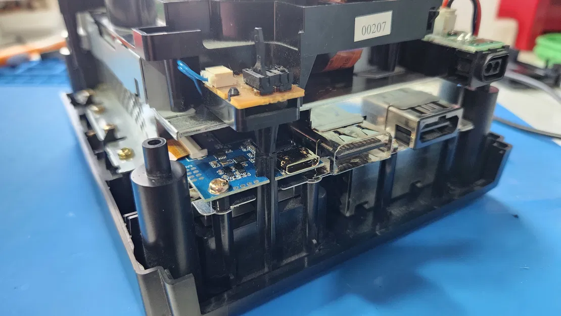 Tấm Rear IO thay thế cho GameCube (HiSpeedido HDMI Mod DOL-001) + spacer - Image 2