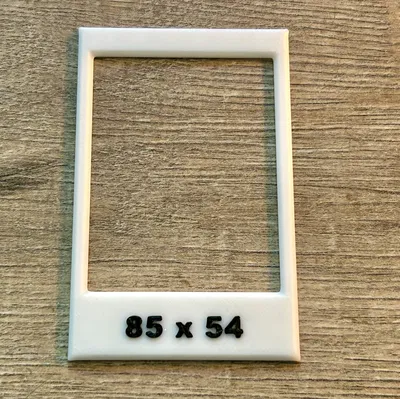 Stencil khung Poleroid mini 85mm x 54mm