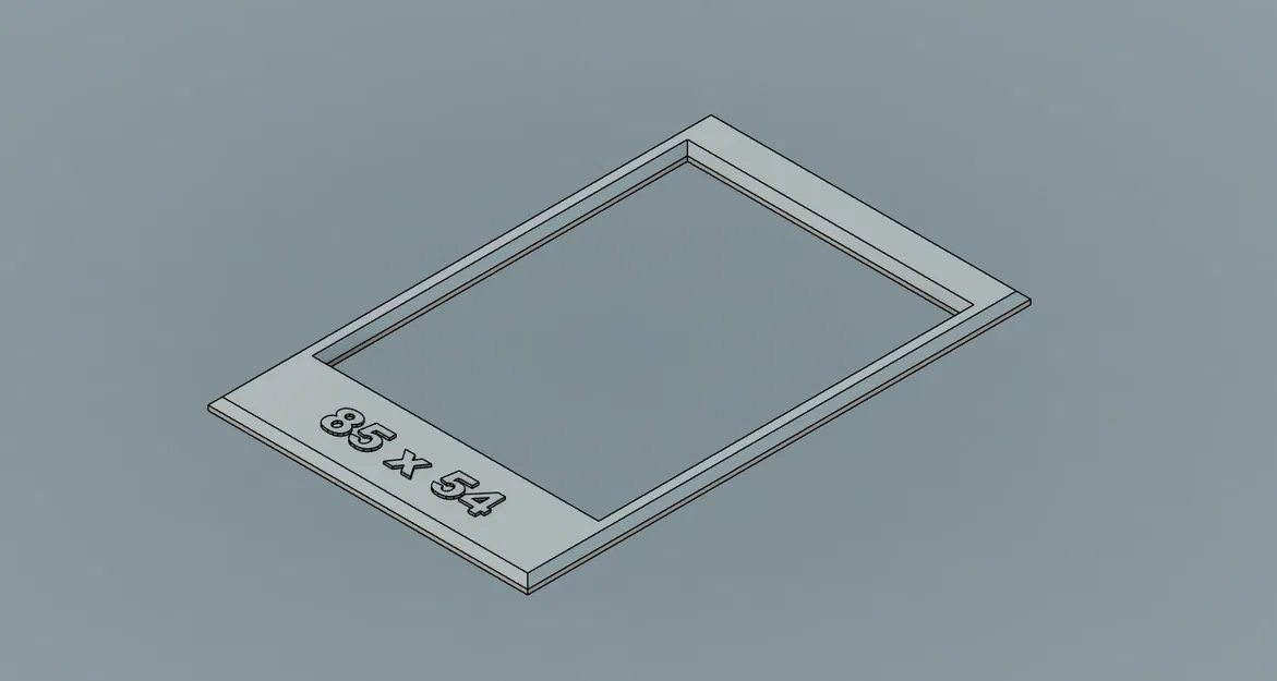 Stencil khung Poleroid mini 85mm x 54mm - Image 2