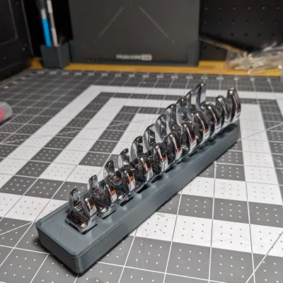 Khay Gridfinity Icon Crowfoot Wrench Organizer (SAE)