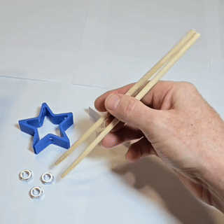 Dụng Cụ Tập Gắp Đũa Sushi Hình Ngôi Sao