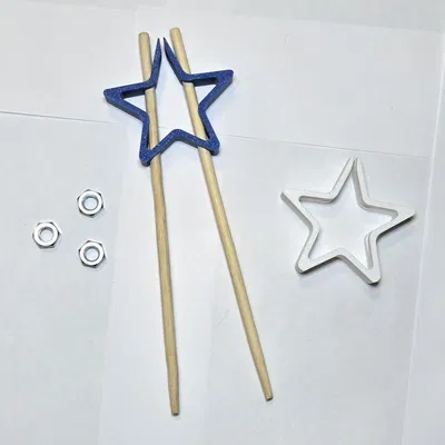 Dụng Cụ Tập Gắp Đũa Sushi Hình Ngôi Sao