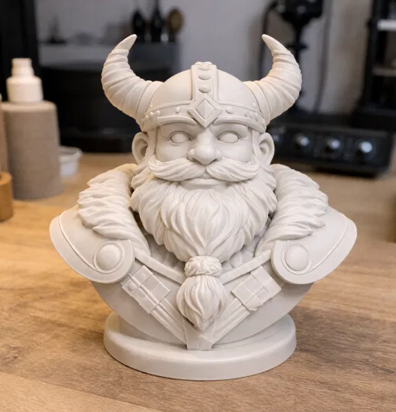Tượng Bán Thân Viking (Viking Bust) - Image 1