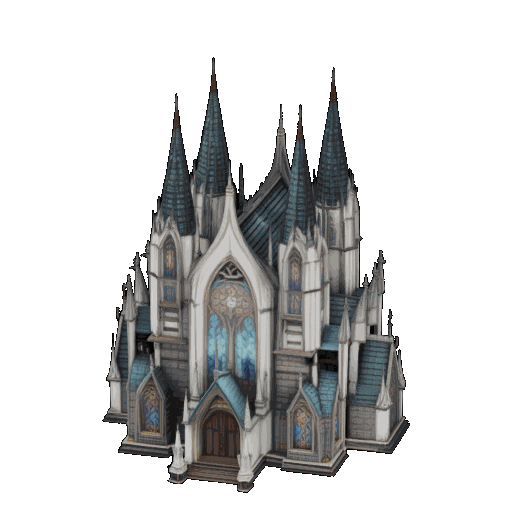 Mẫu 3D Nhà thờ lớn (Cathedral)