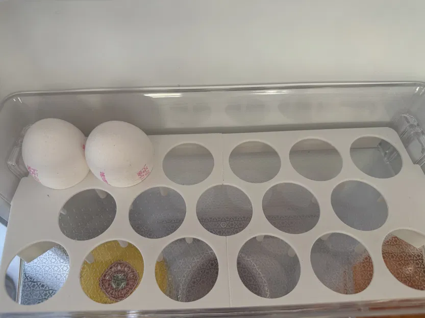 Khay giữ trứng tủ lạnh cho Hanseatic HFD18983CI / Ikea Ribbenås - Image 1