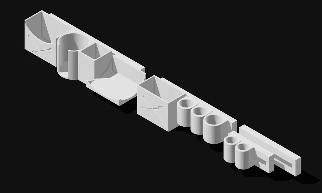 FlexiDock™ – Hệ thống organizer phòng tắm modular gắn tường - Image 1