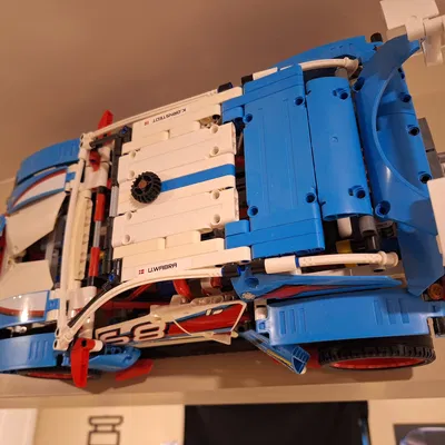 Giá Treo Tường Ngang Cho Lego Technic Rally Car (Wall Mount Bracket)