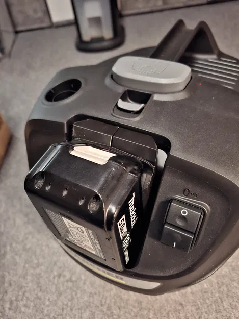 Giá đỡ pin Makita sang Kärcher có hốc khóa (locking recess) - Image 1