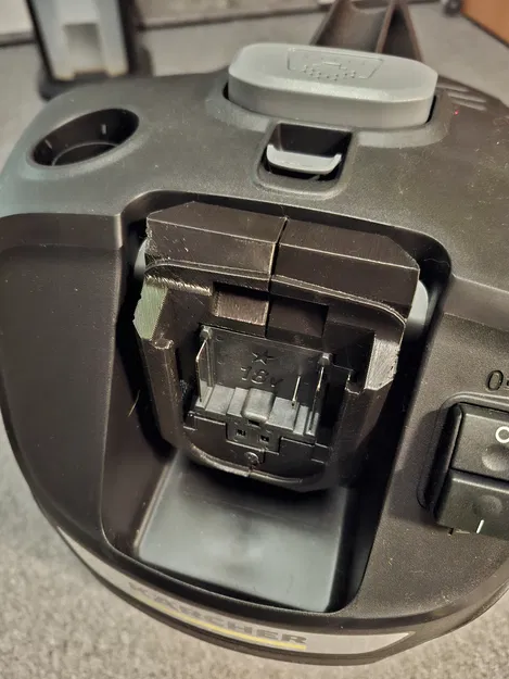 Giá đỡ pin Makita sang Kärcher có hốc khóa (locking recess) - Image 2