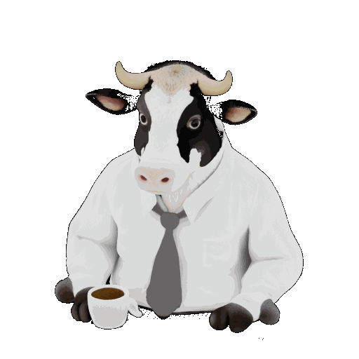 Bò đang ăn (cow eating)