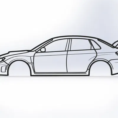 Tranh treo tường Subaru Impreza WRX STI Gen 3 “Stink Eye” (khoảng 2011)