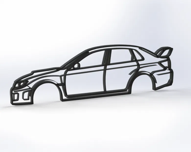 Tranh treo tường Subaru Impreza WRX STI Gen 3 “Stink Eye” (khoảng 2011) - Image 2