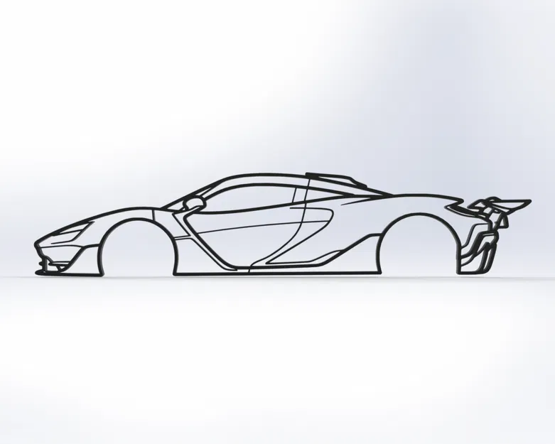 Tranh treo tường McLaren W1 (Wall Art) - Image 1