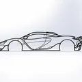 Tranh treo tường McLaren W1 (Wall Art) - Thumbnail 1