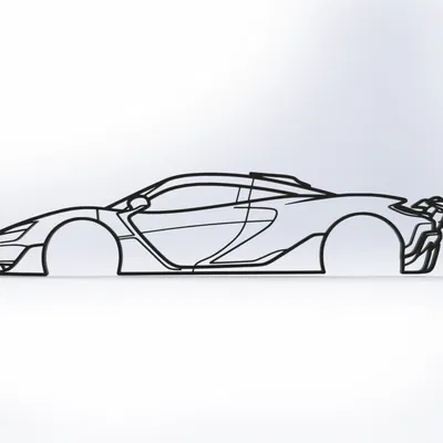 Tranh treo tường McLaren W1 (Wall Art)