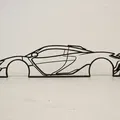 Tranh treo tường McLaren W1 (Wall Art) - Thumbnail 3