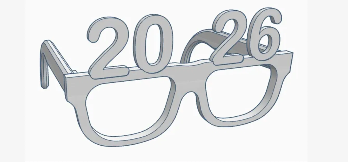 Kính Chúc Mừng Năm Mới 2026 (2026 New Year Glasses) - Image 1