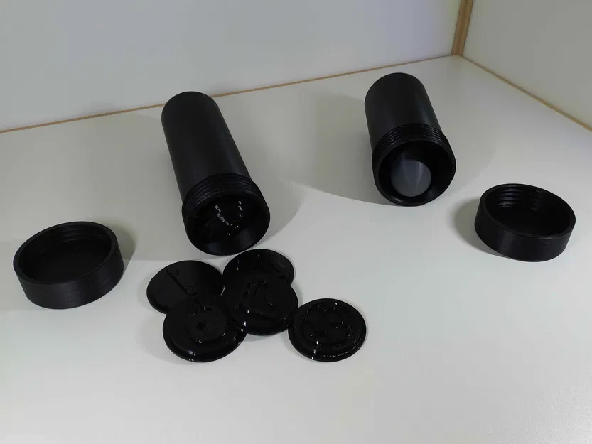 Ống lưu trữ Swappable Stamp dạng thay đổi (Fusion360) - Image 2