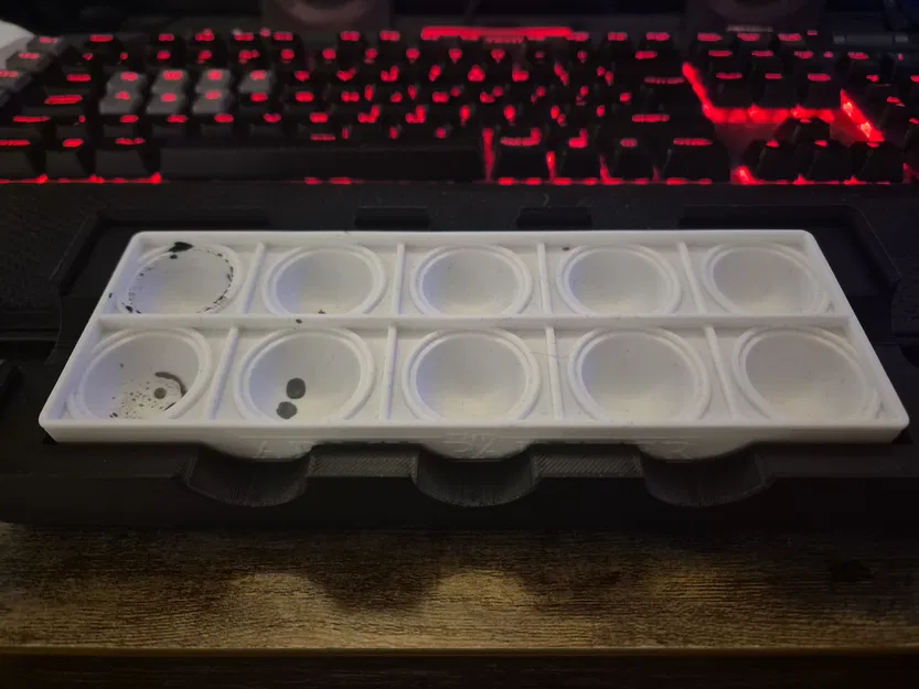 Khay Gridfinity 2x5 tương thích Army Painter SpeedPaint Pallette - Image 1