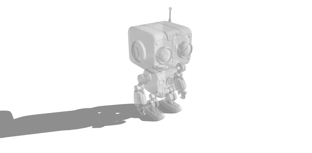 Cute Robot (Mô hình 3D) - Image 2