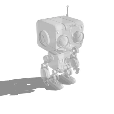 Cute Robot (Mô hình 3D)