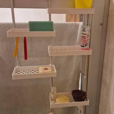 Hệ kệ treo modular cho góc phòng tắm