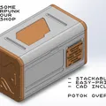 Hộp Container Cyberpunk Có Thể Xếp Chồng (Stackable Cuberpunk Container) - Thumbnail 1