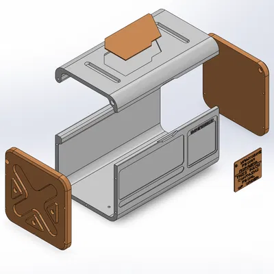 Hộp Container Cyberpunk Có Thể Xếp Chồng (Stackable Cuberpunk Container)