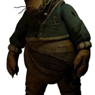 Móc khóa/dây chuyền mascot Ruin Lion trong Security Breach