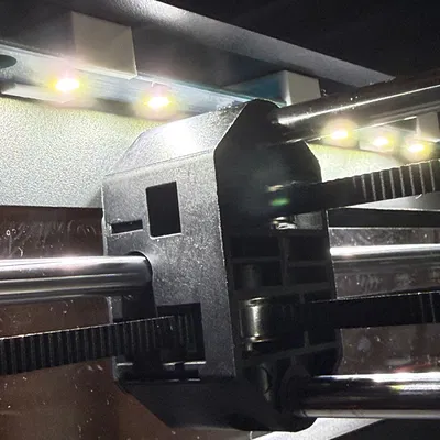 Giá kẹp gắn LED cho Flashforge 5m (mount bằng nam châm 5x2mm)