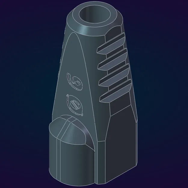 Parametric Ethernet Boot (FreeCAD) cho dây mạng - Image 1