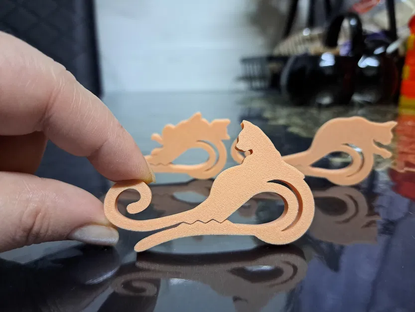 Kẹp miệng túi đơn giản, mèo dễ thương - Image 1