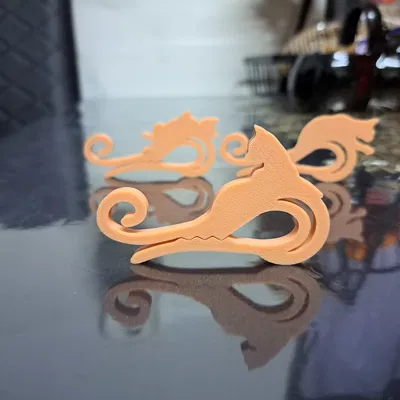 Kẹp miệng túi đơn giản, mèo dễ thương