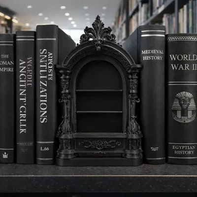 Kệ Sách Mini Goth Phong Cách Victorian – Đồ Trang Trí Bookshelf