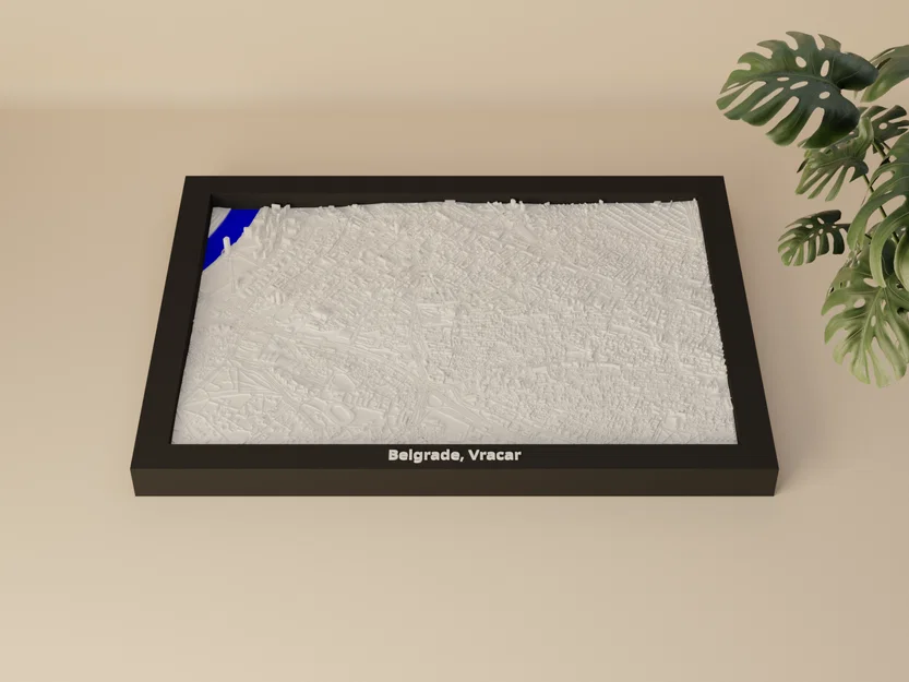 Belgrade, Vracar, Serbia - Mô hình thu nhỏ 3D - Image 2