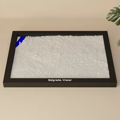 Belgrade, Vracar, Serbia - Mô hình thu nhỏ 3D