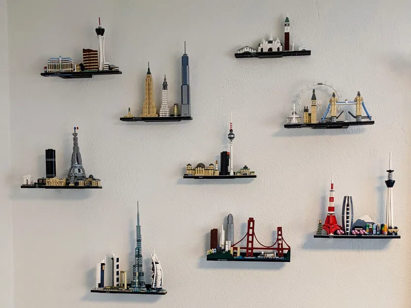 Ngàm treo tường cho LEGO Architecture Skylines - Image 1