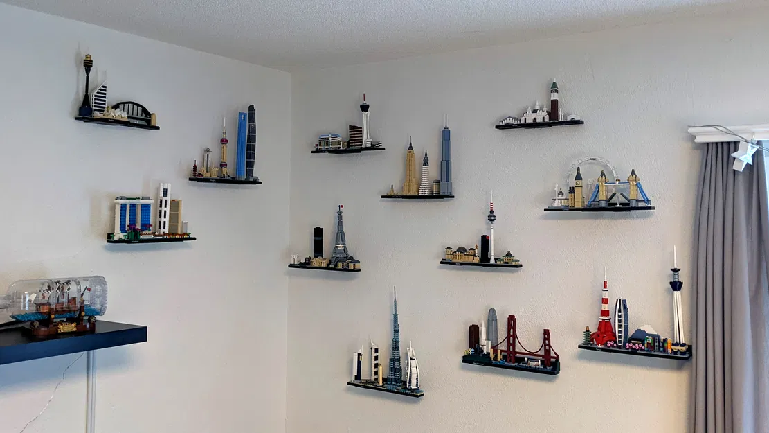 Ngàm treo tường cho LEGO Architecture Skylines - Image 4