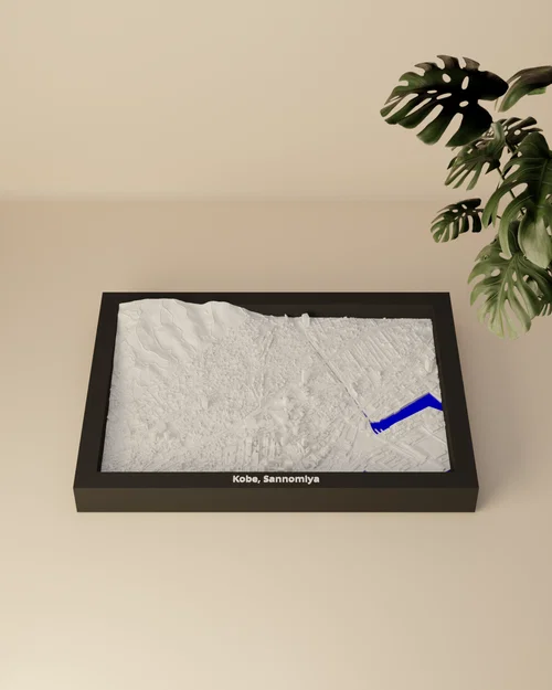Kobe, Sannomiya, Nhật Bản - Mô hình thu nhỏ 3D - Image 1