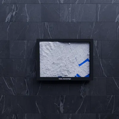 Kobe, Sannomiya, Nhật Bản - Mô hình thu nhỏ 3D