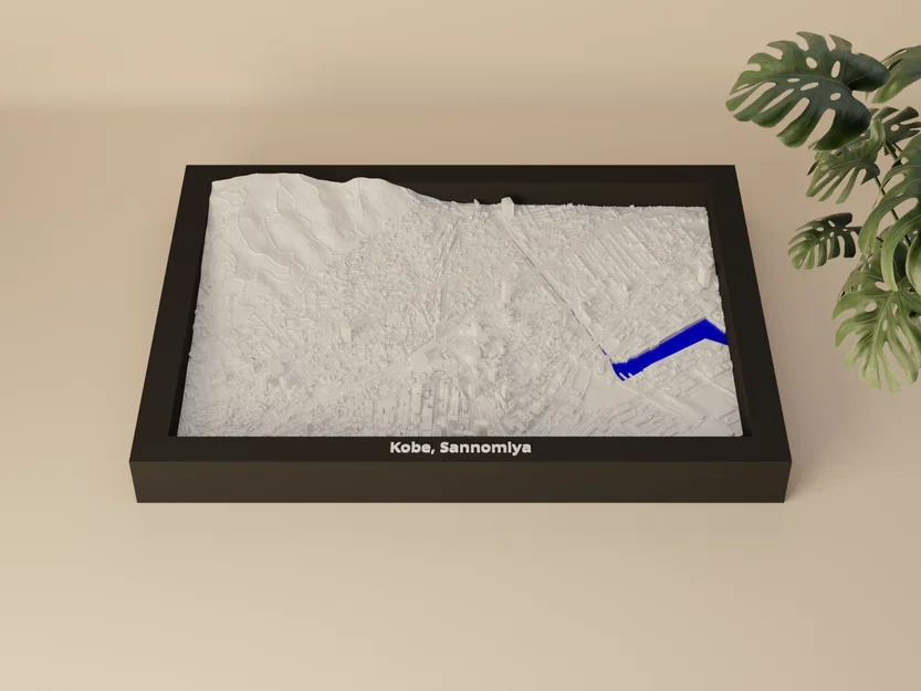 Kobe, Sannomiya, Nhật Bản - Mô hình thu nhỏ 3D - Image 5