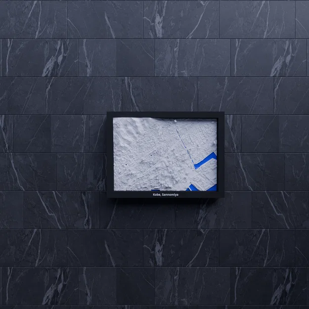 Kobe, Sannomiya, Nhật Bản - Mô hình thu nhỏ 3D - Image 7